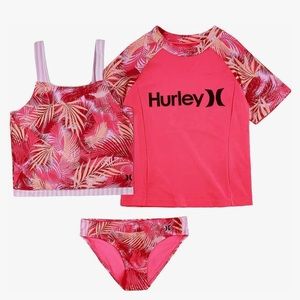 Hurley Girls 3 Piece Swimwear Set 🏖️